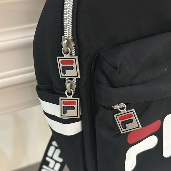 FILA Small Black Backpack NWOT - Picture 2 of 5